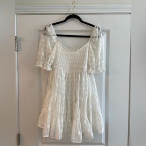 White Graduation Dress